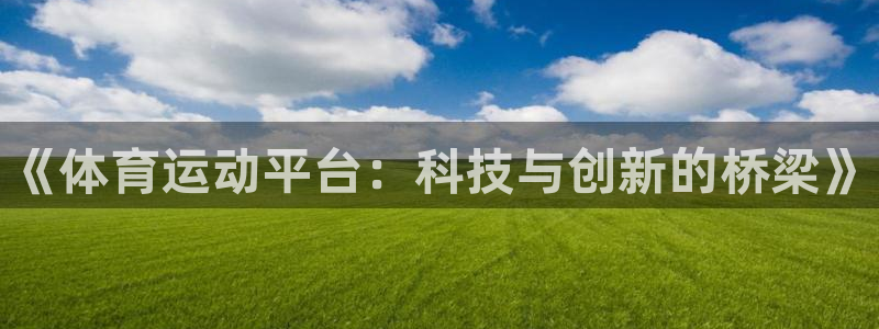3377体育官网下载平台注册要钱吗：《体育运动平台：科技与创