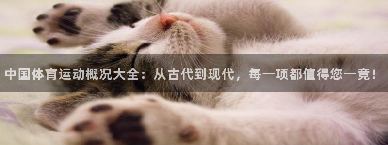 3377体育官网下载平台APP：中国体育运动概况大全：从古代